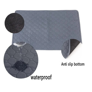 Planet Gates Pet Pee Pads Mat Washable Dog Urine Mat Reusable Car Seat Sofa Waterproof Absorbent Puppy Cat Training Diaper Mat Pet Supplies
