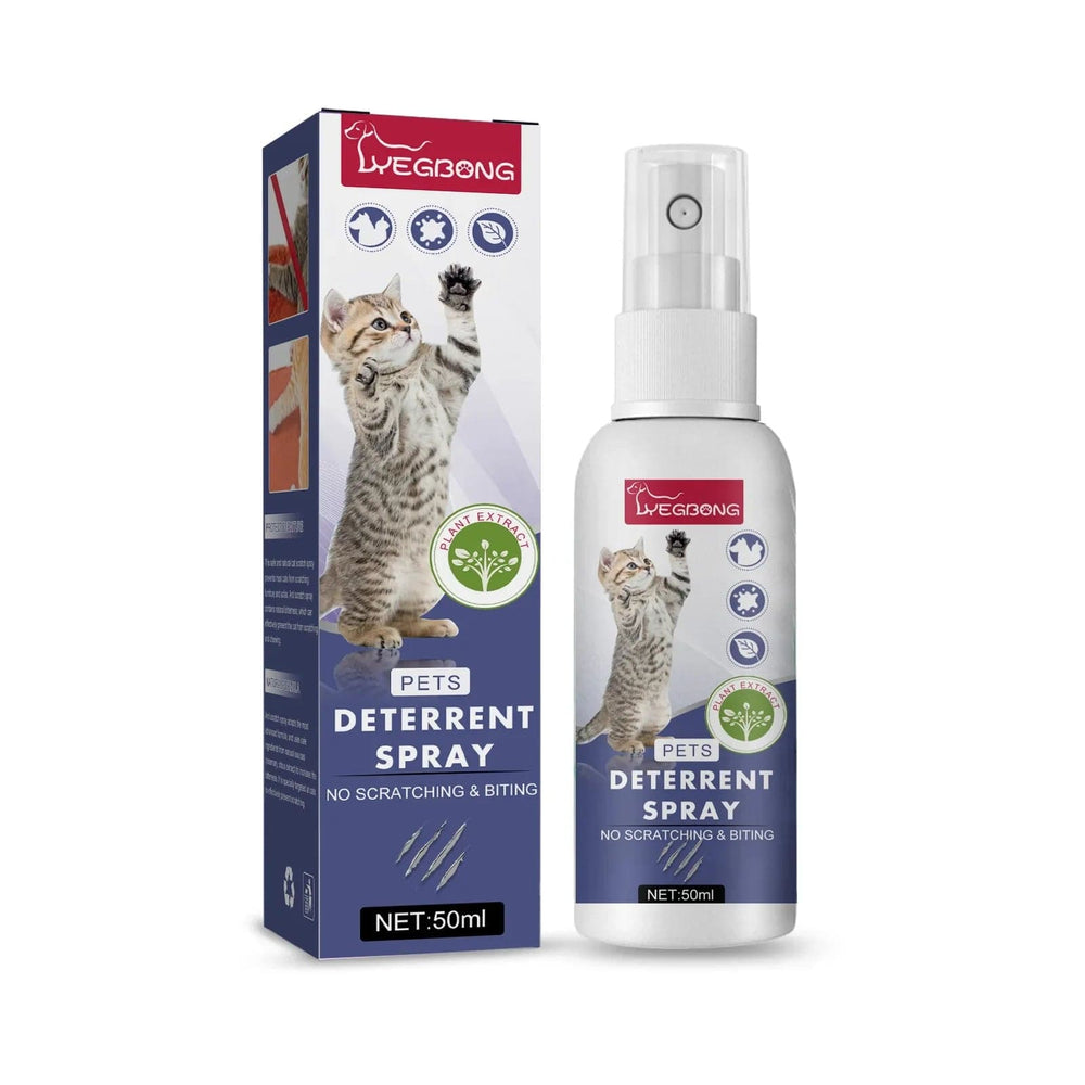 Planet Gates Pet Scratch Deterrent Spray Cat Anti Scratch Furniture Sofa Protector Natural Plant Extracts Safe Pet Stop Scratching Spray 50ml