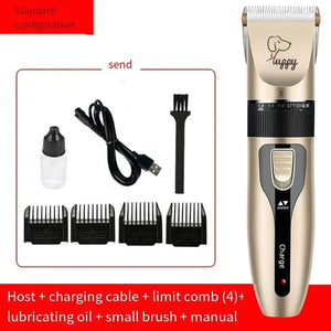 Planet Gates Pet Shaving Machine Dog Clipper Sets Dog Hair Grooming Barber Trimmer Set Cordless Rechargeable Pet Shaving Machine Pet Supplies