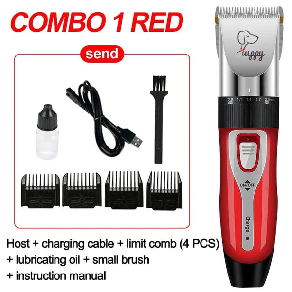 Planet Gates Pet Shaving Machine Dog Clipper Sets Dog Hair Grooming Barber Trimmer Set Cordless Rechargeable Pet Shaving Machine Pet Supplies