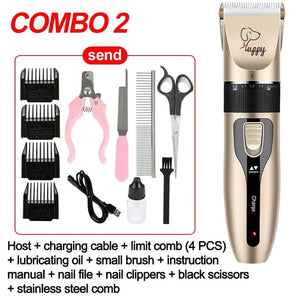 Planet Gates Pet Shaving Machine Dog Clipper Sets Dog Hair Grooming Barber Trimmer Set Cordless Rechargeable Pet Shaving Machine Pet Supplies