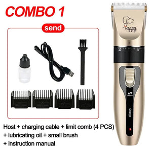 Planet Gates Pet Shaving Machine Dog Clipper Sets Dog Hair Grooming Barber Trimmer Set Cordless Rechargeable Pet Shaving Machine Pet Supplies