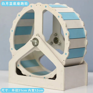 Planet Gates Pet Sport Wheel Hamster Disc Exercise Wheel With Stand Rotatory Jogging Wheel Hamster Running Wheel Funny Running Disc Toy