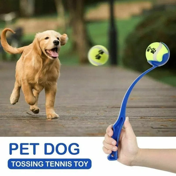 Planet Gates Pet Throwing Stick Dog  Hand Throwing Ball Toys Pet Tennis Launcher Pole Outdoor Activities Dogs Training Toys Pet Supplies