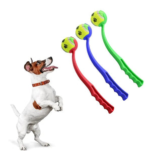 Planet Gates Pet Throwing Stick Dog  Hand Throwing Ball Toys Pet Tennis Launcher Pole Outdoor Activities Dogs Training Toys Pet Supplies