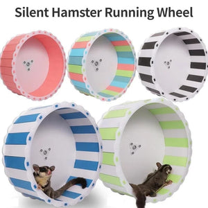 Planet Gates Pet Toy Sports Round Wheel Hamster Exercise Running Wheel Small Animal Pet Cage Accessories Silent Hamster Training Supplies