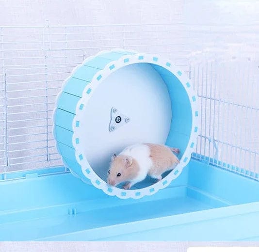Planet Gates Pet Toy Sports Round Wheel Hamster Exercise Running Wheel Small Animal Pet Cage Accessories Silent Hamster Training Supplies