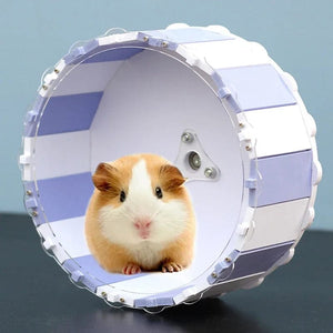 Planet Gates Pet Toy Sports Round Wheel Hamster Exercise Running Wheel Small Animal Pet Cage Accessories Silent Hamster Training Supplies