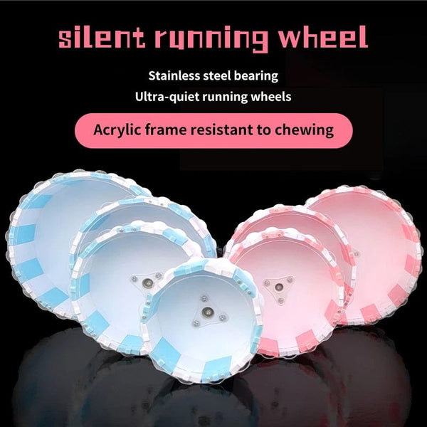 Planet Gates Pet Toy Sports Round Wheel Hamster Exercise Running Wheel Small Animal Pet Cage Accessories Silent Pet Training Supplies