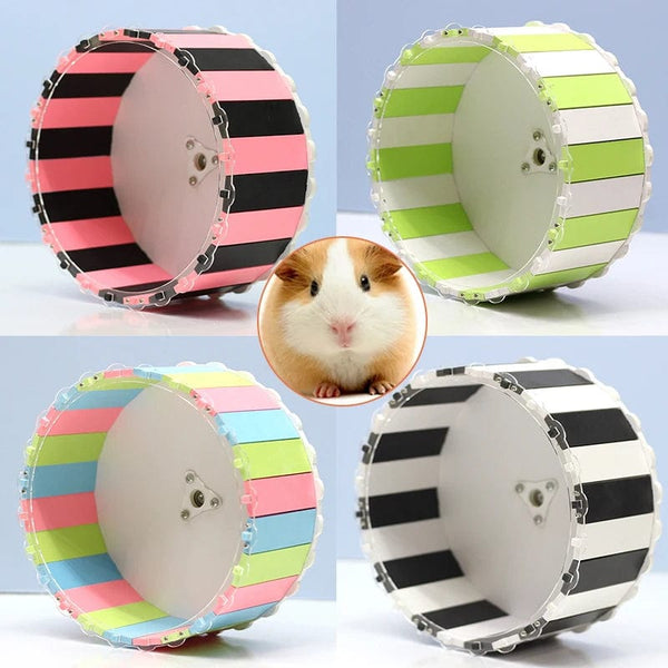 Planet Gates Pet Toy Sports Round Wheel Hamster Exercise Running Wheel Small Animal Pet Cage Accessories Silent Pet Training Supplies