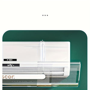 Planet Gates PET Transparent 1pack Air Conditioning Windshield New PET Transparent Adjustable Windshield Moon Infant Anti-Straight Blowing Air Conditioning Cover Air Conditioner Accessories