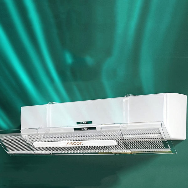 Planet Gates PET Transparent 1pack Air Conditioning Windshield New PET Transparent Adjustable Windshield Moon Infant Anti-Straight Blowing Air Conditioning Cover Air Conditioner Accessories