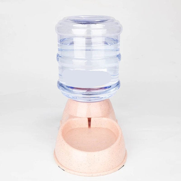 Planet Gates Pet Waterer-Pink Automatic Water Dispenser Large Capacity Pet Feeder Small Dog Food Bowl  Cat Feeder Drinking Bowl Pet Feeding Drinker Water Bowl