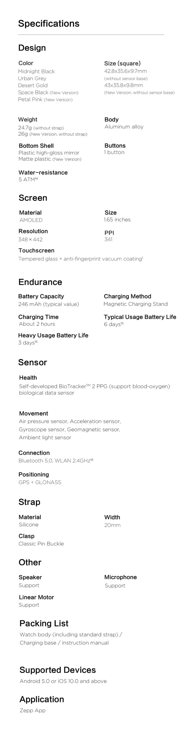 Planet Gates Petal Pink / GTS 2 New Version / Russian Federation [New Version ] Amazfit GTS 2 Smartwatch 43mm Music Storage And Playback Smart Watch Alexa Built-in For Android IOS Phone