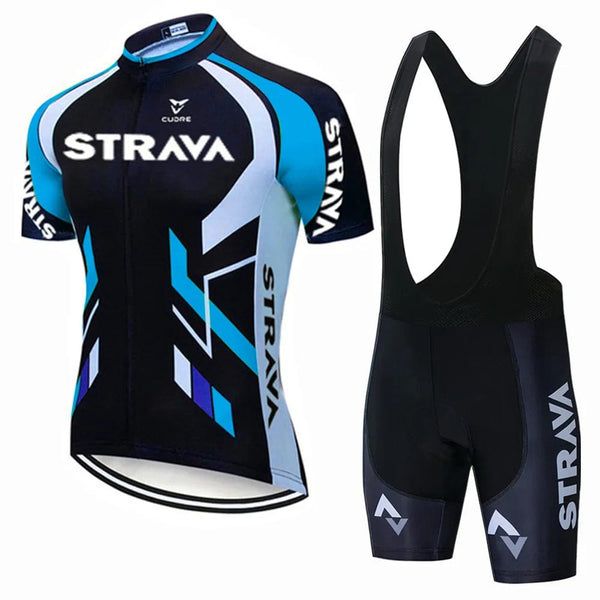Planet Gates Pic Color / S Strava Bicycles Cycling Jersey Set MTB Mens Cycling Maillot Summer Cycle T-Shirt Bib Shorts Suit Triathlon Mountain Bike Clothes