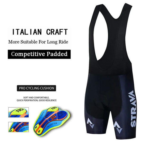 Planet Gates Pic Color / S Strava Bicycles Cycling Jersey Set MTB Mens Cycling Maillot Summer Cycle T-Shirt Bib Shorts Suit Triathlon Mountain Bike Clothes