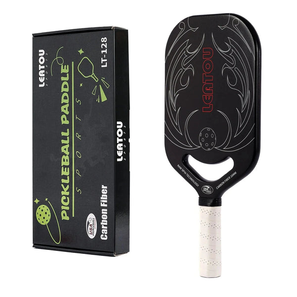 Planet Gates Pickleball Paddles Carbon Fiber Pickleball Racket with Aero Throat Textured Grit Surface Hexa Polymer Core for Swing Speed