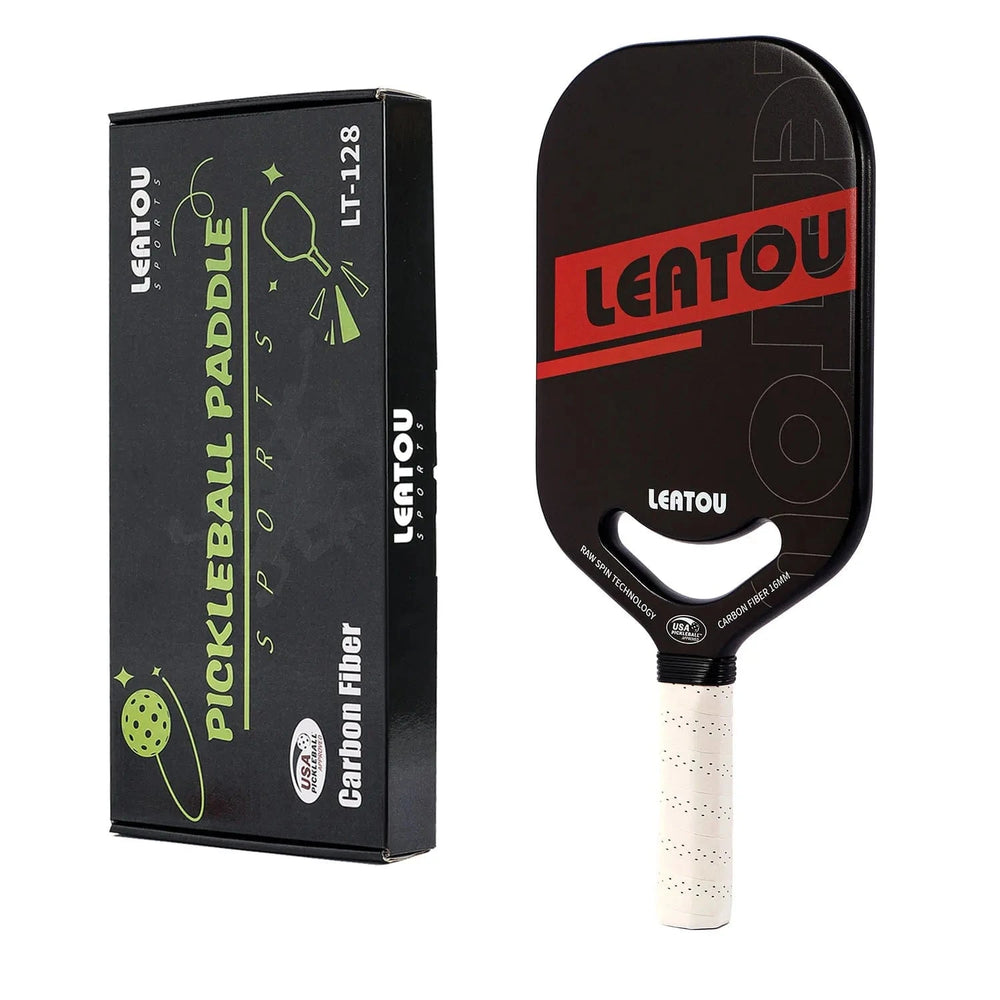 Planet Gates Pickleball Paddles Carbon Fiber Pickleball Racket with Aero Throat Textured Grit Surface Hexa Polymer Core for Swing Speed