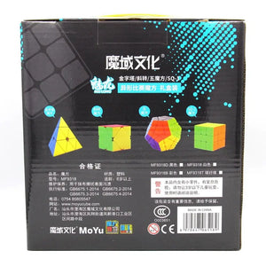 Planet Gates [Picube] MoYu Cubes Meilong 2345 Gift Box Profissional Magic Cube 2x2 3x3 4x4 5x5 Speed Cube Puzzle Cubo Magico Educational Toy