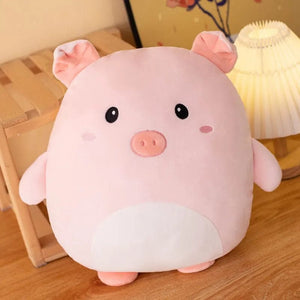 Planet Gates Pig / 40cm 40cm Cuddly Squishy Penguin Pig Rabbit Panda Crab Kawaii Zoo Animal Plush Pillow Soft Plushie Peluche Doll Kids Birthday Gift