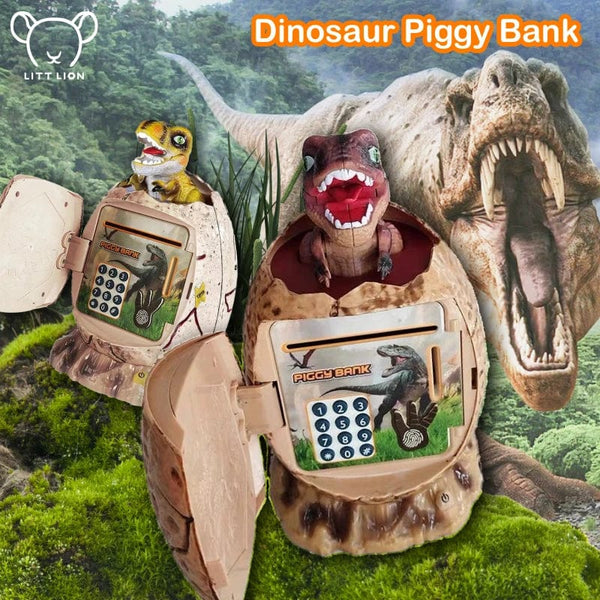 Planet Gates Piggy Bank Dinosaur Toys Digital Electronic Fingerprint Luminous Piggy Bank Piggy Banks To Save Money And Banking Games Toys