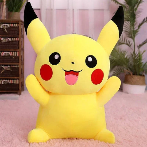 Planet Gates Pikachu / 40cm 80cm Big Size Pokemon Pikachu Plush Doll Japanese Anime Cute and soft  Pikachu Children's accompany Collection Toys Gifts