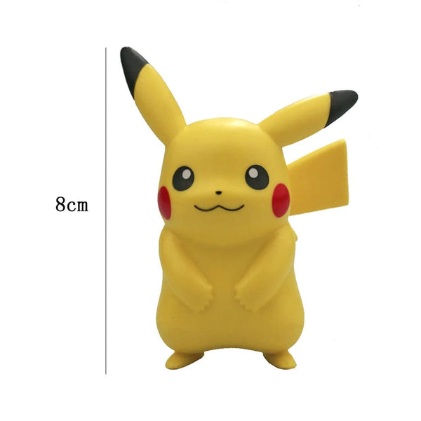 Planet Gates Pikachu / 5-8cm 4Pcs Pokemon Pikachu Anime Figure Toys PVC Cake Car Decoration Ornaments  Action Figure For Children Birthday Christmas Gifts