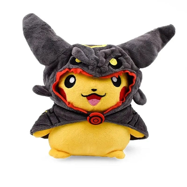 Planet Gates Pikachu Cos Eevee Cosplay Plush Toys Charizard Peluche Lucario Stuffed Animal Doll Collectible Gift,Cartoon 20-30CM