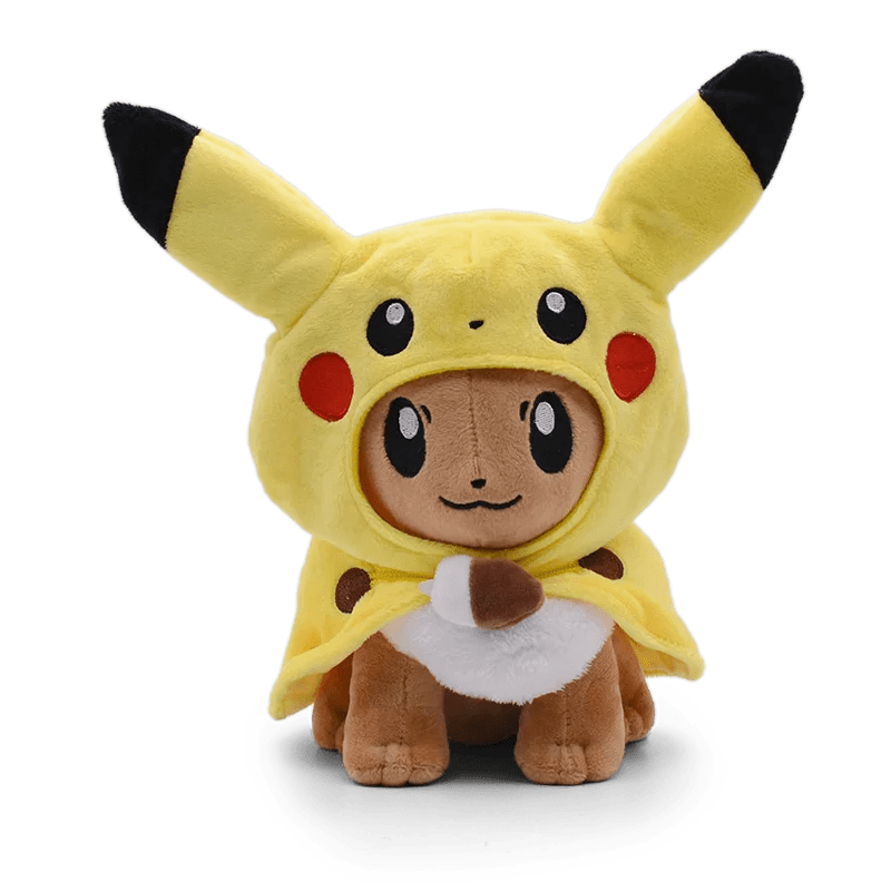 Planet Gates Pikachu Cos Eevee Cosplay Plush Toys Charizard Peluche Lucario Stuffed Animal Doll Collectible Gift,Cartoon 20-30CM