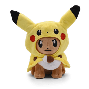 Planet Gates Pikachu Cos Eevee Cosplay Plush Toys Charizard Peluche Lucario Stuffed Animal Doll Collectible Gift,Cartoon 20-30CM