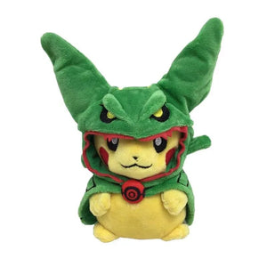Planet Gates Pikachu Cos Eevee Cosplay Plush Toys Charizard Peluche Lucario Stuffed Animal Doll Collectible Gift,Cartoon 20-30CM