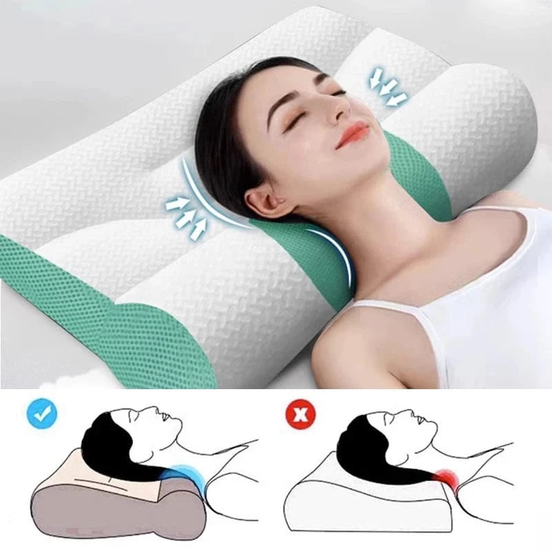 Planet Gates Pillow for Neck Support, Cervical Pillow Cozy Sleeping, Ergonomic Contour Pillows, for Side Back Stomach Sleeper