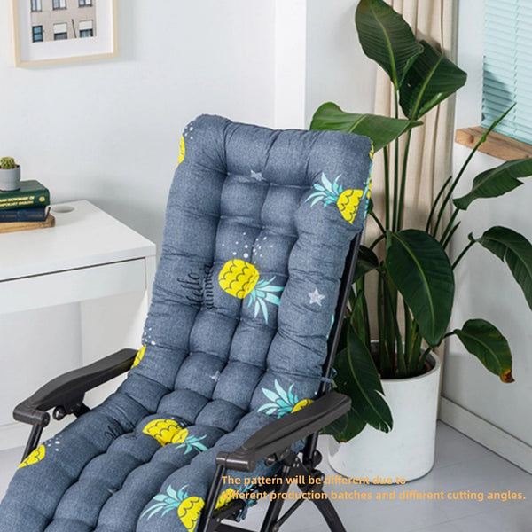 Planet Gates Pineapple / 120*48CM 1pc Sun Lounger Cushion High-Backed Cushion Sunbed Garden Recliner Replacement Anti Slip Pad Yard Patio Home Decor