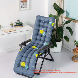 Planet Gates Pineapple / 170*53CM 1pc Sun Lounger Cushion High-Backed Cushion Sunbed Garden Recliner Replacement Anti Slip Pad Yard Patio Home Decor