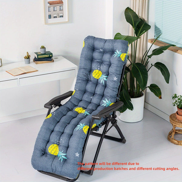 Planet Gates Pineapple / 170*53CM 1pc Sun Lounger Cushion High-Backed Cushion Sunbed Garden Recliner Replacement Anti Slip Pad Yard Patio Home Decor