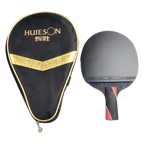 Planet Gates Ping Pong Paddle Hard Case Single Professional Training Carbon Table Tennis Bat Racket Ping Pong Paddle Table Tennis Rackets
