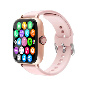 Planet Gates Pink 1.83'' Waterproof Smart Watch with Message Answer Call Sleep Monitoring Sports Pedometer Information Alerts For iPhone Android