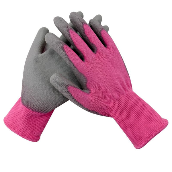 Planet Gates Pink-1 Pair 1pair/3pairs/ 6pairs Unisex Gardening Gloves Durable Waterproof Oil Resistant Non-Slip Anti-stab Handwork Protective Gloves