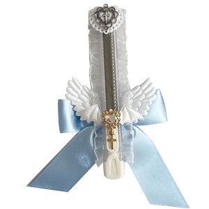 Planet Gates pink 1 Piece Creative Lace Stationery Utility Knife Chic Cute Bow Ribbon Wings Letter Open Sweet Kawaii Box Cutter Student Supplies