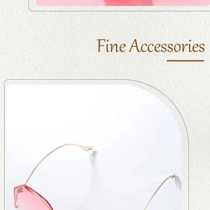 Planet Gates Pink 1 Women Pink Watch & Glasses Set Fashion Female Casual Leather Belt Watches Ladies Quartz Wristwatches Dress Clock Montre Femme