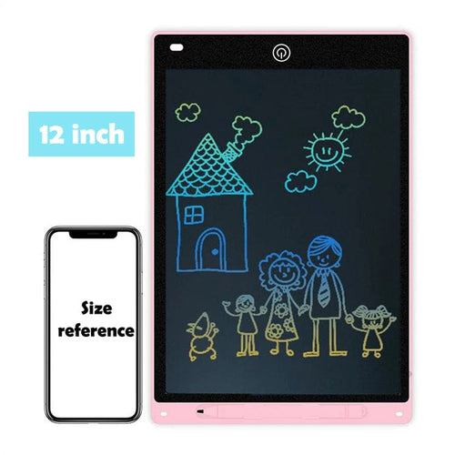 Planet Gates Pink-12-Color 8.5/10/12inch Efes Electronic Drawing Board Toys For Children Educational Painting LCD Screen Writing Tablet Baby Kids Toys
