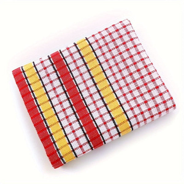 Planet Gates Pink 1pc 1/4pcs Large Kitchen Dish Towel, Absorbent Super Soft Cotton Dish Cloth, Bright Color Tea/Bar Towel For Washing Drying Dish And Home