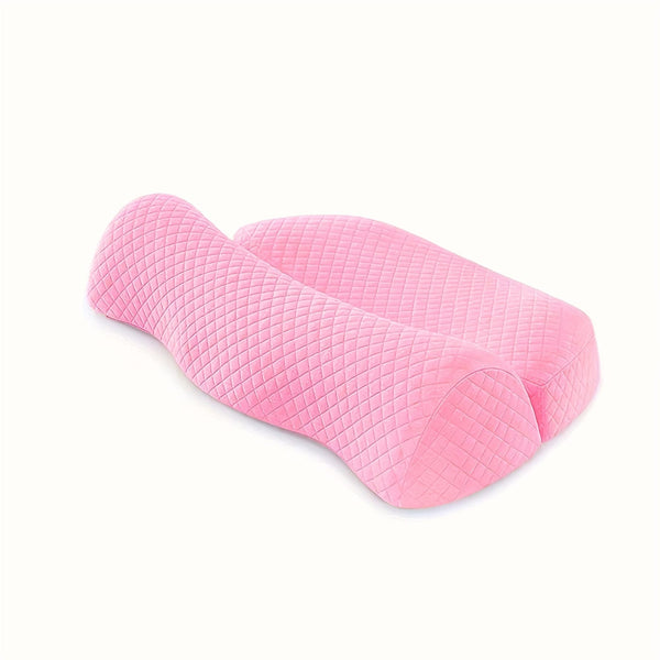 Planet Gates Pink-1pc 1pc Adjustable Memory Foam Neck Pillow For Shoulder And Cervical Relax - Ergonomic Orthopedic Contour Support Pillow