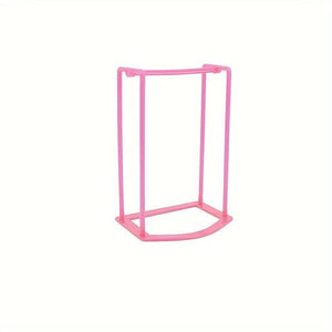 Planet Gates Pink 1pc Clothes Hanger Organizer, Plastic Storage Hanger Bracket Rack, Idle Hanger Stacking Rack Storage Rack, Portable Hanger Stacker, Space Saving