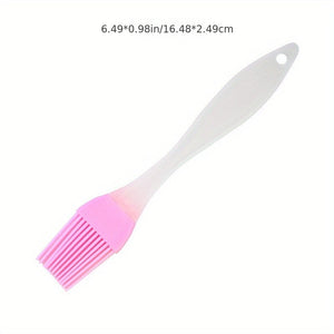 Planet Gates Pink 1pc Oil Brush Practical Baking Hair Brush For Pancake Household High Temperature Resistant Non-shedding Grill Brush Kitchen Supplies