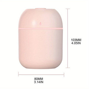 Planet Gates Pink 1pc Portable Mini Cup Spray Mist Humidifier Double Wet Aroma Essential Oil Diffuser Car Usb Air Humidifier 220ml