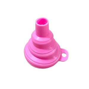 Planet Gates pink 1pc Silicone Collapsible Funnel Foldable Funnels For Water Bottle Liquid Transfer Kitchen Gadgets Accessories
