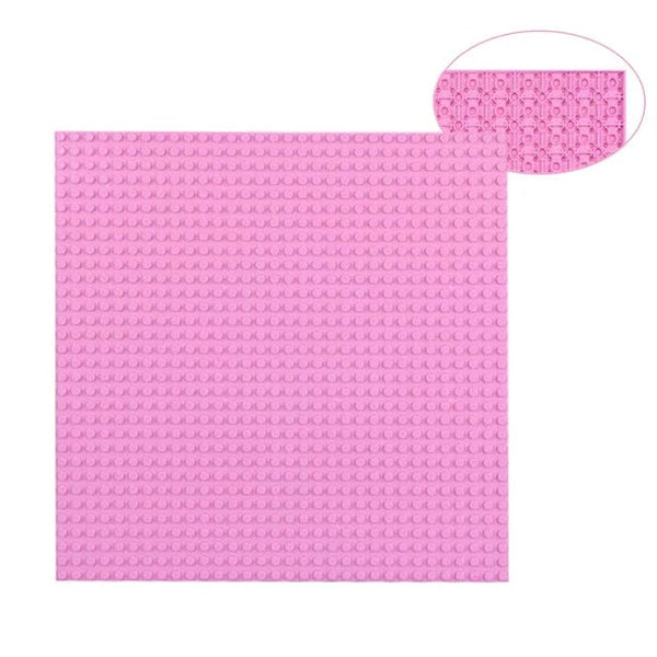 Planet Gates Pink 1pcs Double-sided 32x16 32x32 Dots Base Plate Classic Small Bricks Baseplates Building Blocks Compatible brand Construction kids toys