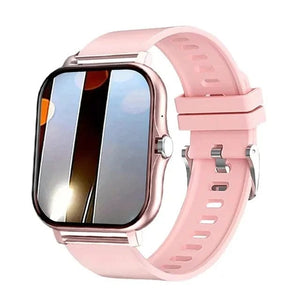 Planet Gates Pink 2024 Smart Watch Android Phone 1.44'' Inch Color Screen Bluetooth Call Blood Oxygen/Pressure Monitoring Smart Watch Women Men