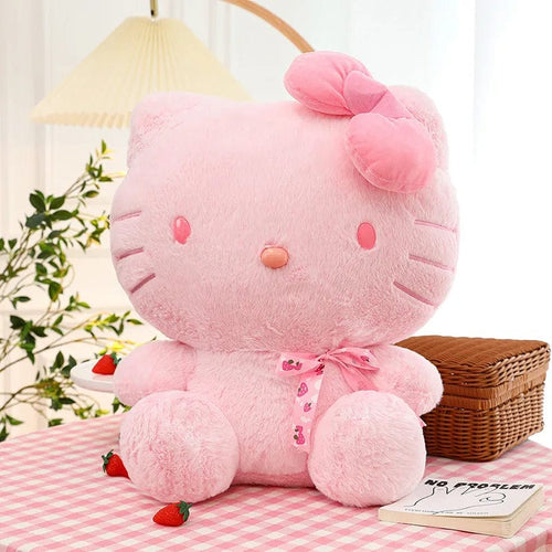 Planet Gates Pink / 25cm 28-35cm Sanrio Hello Kitty Cat Plush Toys Cartoon KT Cat Plush Doll Soft Stuffed Kawaii Anime Pillow Birthday Gift For Kids Girl
